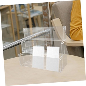 Exhibidor de Acrílico Transparente para Lotería, Organizador Portátil Ecológico, Estante Transparente para Sobres, Folletos y Revistas - Product Image 6