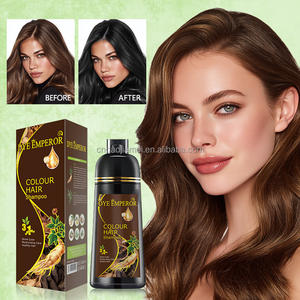 DYE EMPEROR Crema Colorante Professionale Permanente per <span class=keywords><strong>Capelli</strong></span> - Tinta Nera Naturale con Lucentezza Cristallina per <span class=keywords><strong>Capelli</strong></span> Scuri - Product Image 1