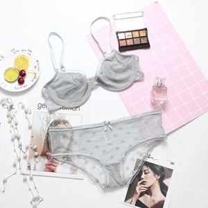 All'ingrosso da donna in due pezzi Sexy trasparente in pizzo trasparente trasparente trasparente trasparente trasparente trasparente trasparente con Bikini <span class=keywords><strong>Set</strong></span> di mutandine - Product Image 3