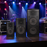 Altavoz Profesional Dual de 15 Pulgadas para Escenarios, Altavoz de Alto Rendimiento y Alta Potencia con Unidad de Controlador de Neodimio, Altavoz Profesional para Eventos