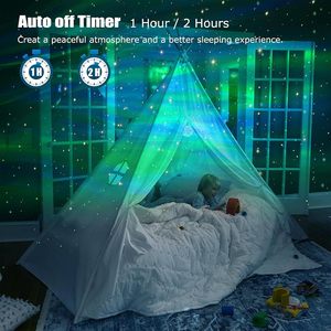 Proyector de Estrellas LED Moderno con Rotación de 360 Grados, Recargable, Multicolor, para Uso en Dormitorios - Product Image 5