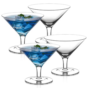 Elegante Calice da Cocktail a Forma di Ombrello in Vetro Trasparente, Semplice Bicchiere da Degustazione, <span class=keywords><strong>Mini</strong></span> Bicchieri da <span class=keywords><strong>Martini</strong></span> - Product Image 1