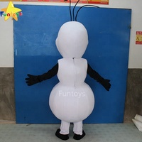 Costume de mascotte de dessin animé Olaf le bonhomme de neige souriant Funtoys CE personnalisé pour adulte, inspiré de La Reine des neiges