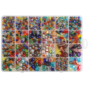 ZHB Hobbyworker Mix ShapesGlass Beads para la fabricación de joyas Crystal Bicone Pagoda Tower Drops Rondelle Beads Bracelet Charms - Product Image 4