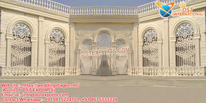 Fenêtre de mariage en Fiber de luxe dorée, scène de mariage, grande américaine, classe supérieure, Paris - Product Image 2