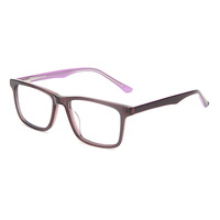 MS SA223 Lunettes de mode tendance pour femmes, montures carrées, lunettes anti-lumière bleue 2026 pour hommes, monture en acétate