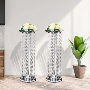 Jarrones de Flores Metálicos de Lujo LANJO para Centros de Mesa de Boda, Estilo Moderno y Lujoso, Duraderos, de Alta Calidad, 15 cm x 50-70 cm - Product Image 6
