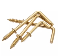 Vis autotaraudeuse en acier au carbone plaqué zinc et laiton, forme en L, métrique, 7/8 po, LeGood