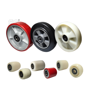 SQ sempit 1850 2050 suku cadang produsen troli Forklift roda nilon roda kastor untuk beban berat - Product Image 1
