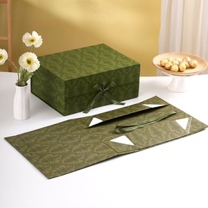 Cajas de Regalo Magnéticas al por Mayor con Relieve y Laminación Mate, Hechas con Materiales Reciclados, con Inserto de Espuma EVA para Navidad - Product Image 1