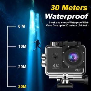 Minlang Videocamera d'Azione 1080P 30fps Impermeabile con Visione Notturna, WiFi, Schermo da 2.0 Pollici, <span class=keywords><strong>Mini</strong></span> Portatile per Ciclismo ed Escursionismo - Product Image 2