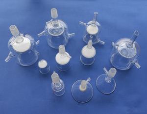 100 ~ 2000Ml Double Wall Tempering Jacketed กรอง Buchner ช่องทางเจาะแผ่น - Product Image 5