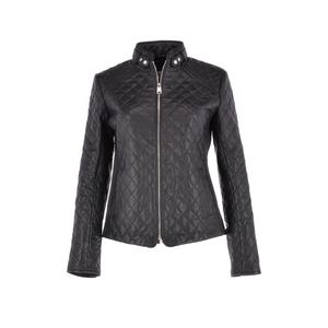 Racing Jackets Custom <b>Black</b>-Color Motorcycle Casual Racing Genuine <b>Leather</b> <b>Shorts</b>-Cropped Women <b>Leather</b> Jackets - Product Image 1