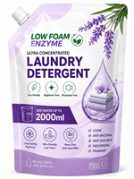 Détergent à lessive liquide ultra concentré, écologique et puissant, pour éliminer les taches tenaces et les nettoyer en profondeur