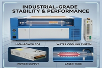 Machine de gravure et de découpe au laser CO2 460, 400*600 mm, 50W, 60W, 80W, pour le bois, l'acrylique, le cuir, le caoutchouc, l'artisanat