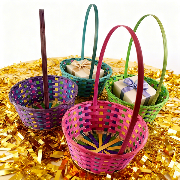 easter bamboo baskets
