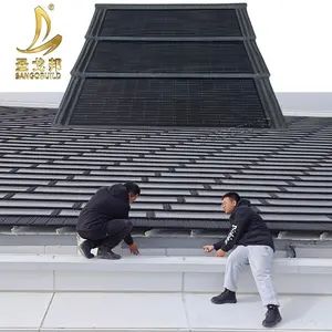 BIPV 지붕시스템 태양광발전 기술의 혁신적 설계 녹색에너지 건축자재 태양열 지붕시트