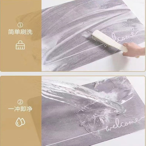 Diatomaceous Earth <b>Floor</b> Mat Rectangle Striped Non-Slip Absorbent Kitchen Bathroom Quick Drying Easy <b>Clean</b> <b>Machine</b> Washable - Product Image 4