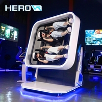 HEROVR al aire libre educativo 360 VR Montaña Rusa simulador de vuelo Parque de Atracciones Recinto Ferial realidad Virtual carreras CENTRO COMERCIAL