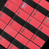 Tarjetas de presentación personalizadas de alta calidad con impresión de logotipos en lámina dorada