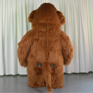 Traje inflable de mamut peludo, juego de fiesta de Halloween, traje de piel de <span class=keywords><strong>elefante</strong></span>, <span class=keywords><strong>disfraz</strong></span> de Mascota de felpa, <span class=keywords><strong>disfraz</strong></span> de Mascota para adultos - Product Image 4