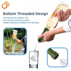 Mini Purificatore d'Acqua d'Emergenza a Cannuccia per Campeggio, Escursionismo, Filtro Portatile per Acqua Potabile - Product Image 3