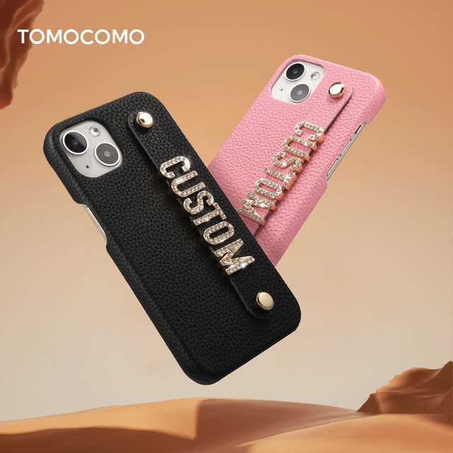 Genuine Leather Phone Case Custom Name Metal Letters Luxury Cowhide Cover IPhone16 15 14 13 12 11Promax Mini 14 15 16Plus