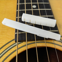 Buffalo Bone Set for Acoustic Guitar Nut and Saddle Premium Musical Instrument Accessories