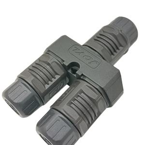 מחבר תעופתי L20-2 מסוג Y, עמיד למים בתקן IP67, בעל הברגה, עשוי PA6, מחבר כבל מפצל 4 פינים, 250V 20A, ישירות מהמפעל - Product Image 1