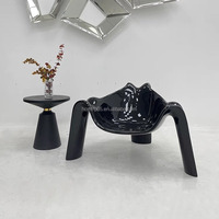 Fauteuil araignée moderne au design épuré pour salon, chambre, hôtel, école, salle de sport - Chaises d'appoint