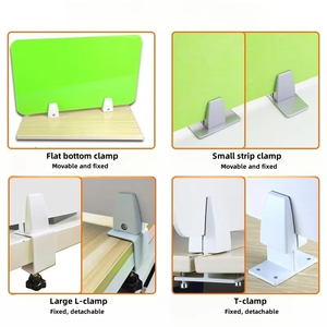 Paravent de bureau acoustique moderne, panneau d'intimité indépendant, feutre polyester <span class=keywords><strong>écologique</strong></span>, réducteur de bruit - Product Image 5