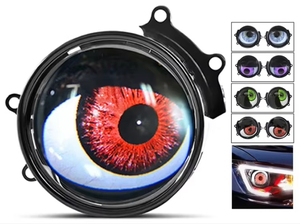 Car Dynamic Devil Eye Large <strong>Light</strong> LED Lens <strong>Modification</strong> Eagle Eye <strong>Light</strong> 1.89/3inch 12V Car Headlight Assembly Modified Eagle Eye - Product Image 4