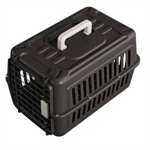 กล่องใส่สัตว์เลี้ยงแบบพกพาสำหรับแมวและสุนัข พร้อมพื้นที่สำหรับใช้ในรถยนต์และกิจกรรมกลางแจ้ง - Product Image 1