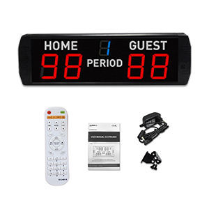 YIZHI-Marcador LED electrónico de baloncesto para deportes de interior, tablero digital LED de 5 dígitos para tenis de mesa, voleibol, fútbol - Product Image 6