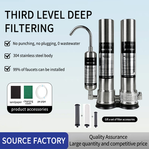 Nhà thông minh 304 thép không gỉ xách tay của nhãn hiệu/điện 600 GPD Máy lọc nước thẩm thấu ngược hệ thống cho siêu lọc - Product Image 2