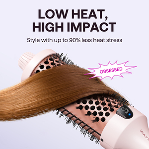 Rotating Curling <b>Brush</b> 1.25 In Ceramic With LED Display Adjustable <b>Heat</b> Settings For All Hair Types - Product Image 2