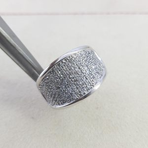 Anillo de Diamantes Jewelspaark, 1.35 Cttw, Corte Redondo, Color Blanco Natural GH, Plata de Ley 925, Anillo de Compromiso para Mujer, Talla 7 - Product Image 2