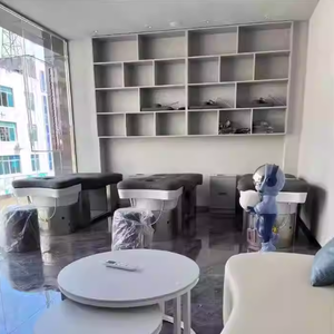 Cama de lavado de cabello de acero inoxidable para barbería, cama para terapia capilar y limpieza de oídos, con circulación de agua, inhalación de vapor y enjuague. - Product Image 5