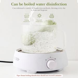 Hochet de dentition en silicone de qualité alimentaire sans BPA pour bébé, en forme d'ours, jouet sensoriel doux pour nourrisson, avec sonnette pour nouveau-né - Product Image 3
