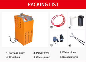 Fourneau de fusion d'or compact de 3 kg pour usage en atelier - Product Image 4