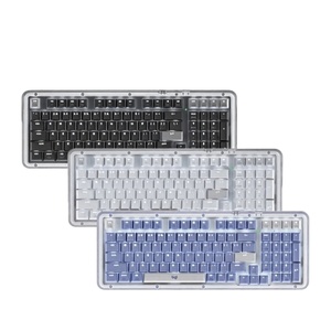 <span class=keywords><strong>Clavier</strong></span> mécanique K98M sans fil Bluetooth rétroéclairé pour jeux, interrupteurs Marble Hot Swap, USB Type-C pour PC de bureau et joueurs - Product Image 1