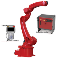 Brazo Robótico Industrial de 6 Ejes, Componentes Centrales PLC, Carga Útil de 35 kg, Alcance de 1803 mm para Pintura por Pulverización, Soldadura y Manipulación de Materiales Pesados