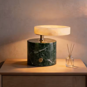 Lámpara de Mesa de Mármol Inalámbrica Recargable LED Táctil para Dormitorio y Hotel - Product Image 4