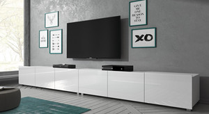 <span class=keywords><strong>Meuble</strong></span> <span class=keywords><strong>TV</strong></span> en gros - Blanc - <span class=keywords><strong>300</strong></span> <span class=keywords><strong>cm</strong></span> - Suspendu ou sur pied - Product Image 6