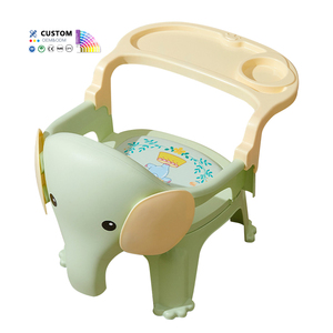 Seggiolino Portatile per Bambini con Motivo Elefante, Seduta Staccabile, Sedia Rialzata per Pasti e Alimentazione dei Neonati - Product Image 3