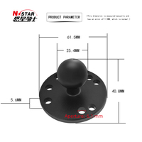 Support de tablette N-STAR 8-11 pouces avec tête sphérique de 1 pouce (25 mm) NPHA-PB04
