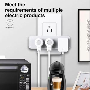 Prise électrique d'extension américaine 15A avec voyant lumineux sans câble, prise murale, prise d'alimentation 15A, extension américaine - Product Image 5