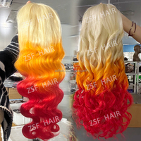 Perruques en cheveux humains bouclés ondulés couleur personnalisée en gros, perruque frontale en dentelle HD 13x6, cheveux vietnamiens bruts alignés sur les cuticules, perruque sans colle