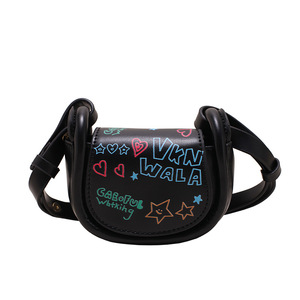 准备发货热卖儿童肩动漫卡通PU时尚Ins斜挎包 - Product Image 2