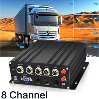 Vente en gros d'usine, enregistreur vidéo mobile MDVR CMSV6 8 canaux avec disque dur, GPS 4G, visualisation en temps réel pour camions, bus et fourgonnettes